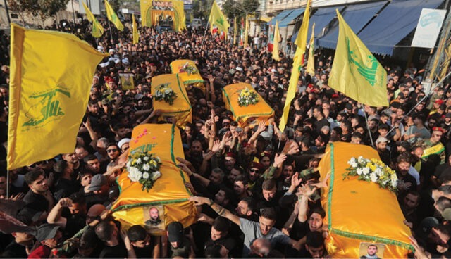 Southern Lebanese defy intensified Israeli strikes, echo Hezbollah’s pledge to resist