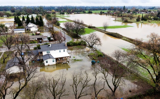 Parts of California flooding under an atmospheric river