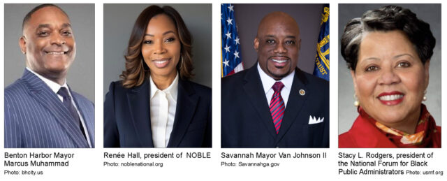 Black mayors, public administrators and law enforcement team up to make communities safer