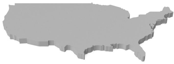 USA Map White.F01.2k2