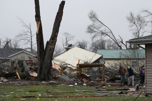 Storms spawn tornadoes, hail and torrential rains across the Midwest