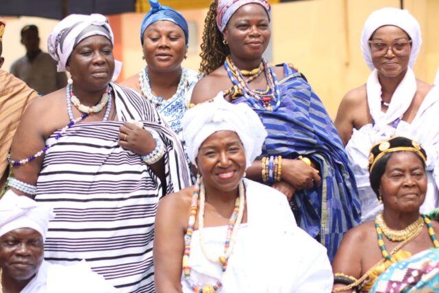 Following in her father’s footsteps Sister Samimah Aziz is enstooled as Queen Mother in Ghana