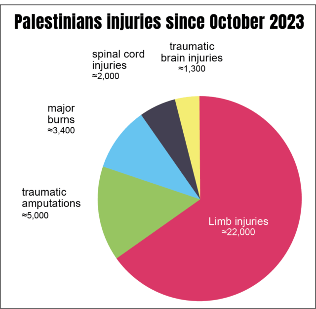 More than 43,000 suffered life-threatening injuries during Israeli genocidal war in Gaza: WHO