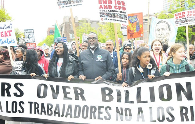 Chicago May Day protest draws thousands