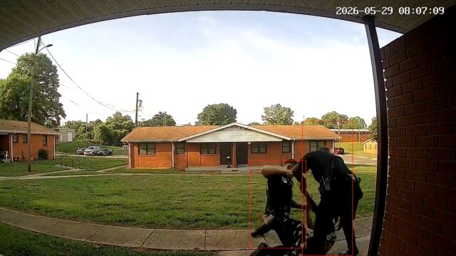 Former North Carolina officer charged in beating caught on doorbell camera video