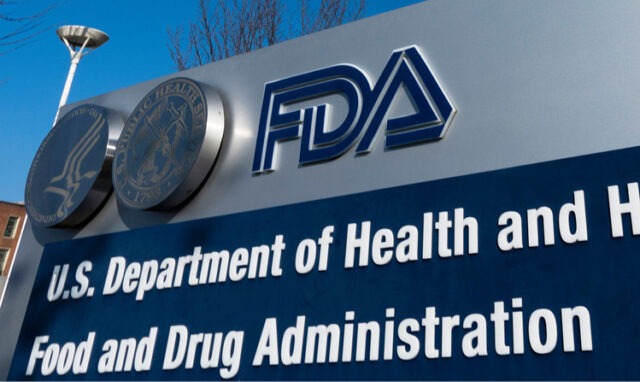 Is America’s food supply in jeopardy? A large sign outside a building displays the FDA logo and the text U.S. Department of Health and Human Services Food and Drug Administration. Description generated by AI